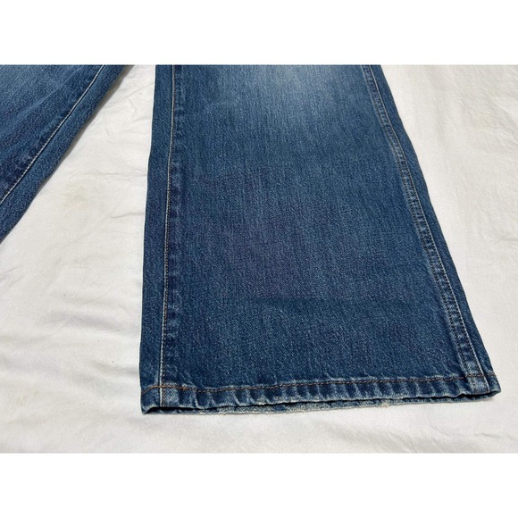 Outerknown Sea Jeans The Brook Wide Leg High Rise Blue Denim Womens Size 28 New - Picture 7 of 10